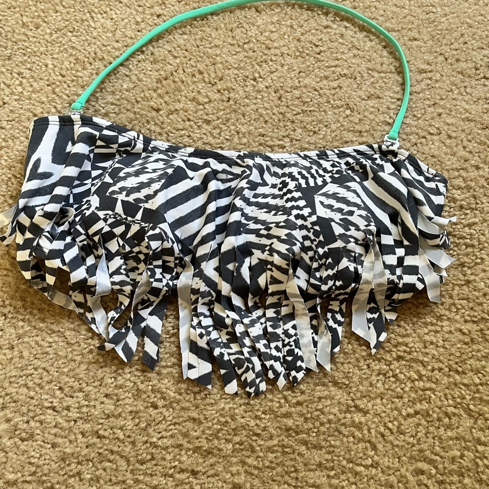 Malibu zebra Patterned Bikini Top